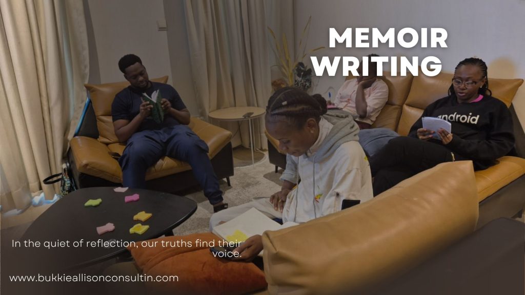 BAC writers journaling memories in a notebook, symbolizing how to write a memoir and turn life experiences into stories.