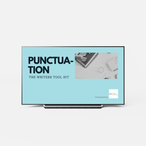 Punctuation – The Writer’s Toolkit