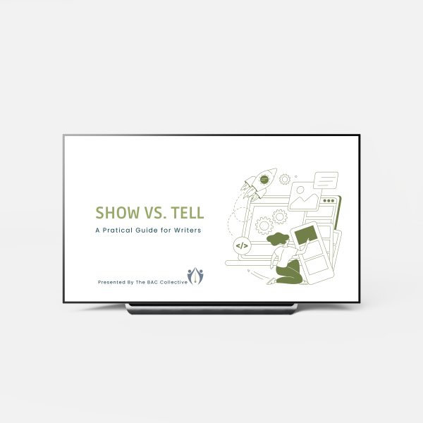 Show vs Tell – A Practical Guide for Writers