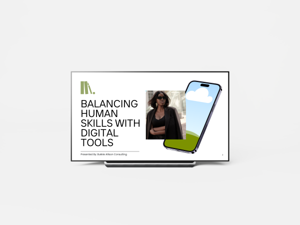 Balancing Human Skills with Digital Tools