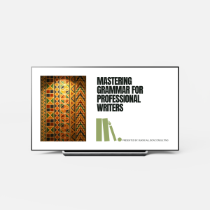 Mastering Grammar for Professional Writers